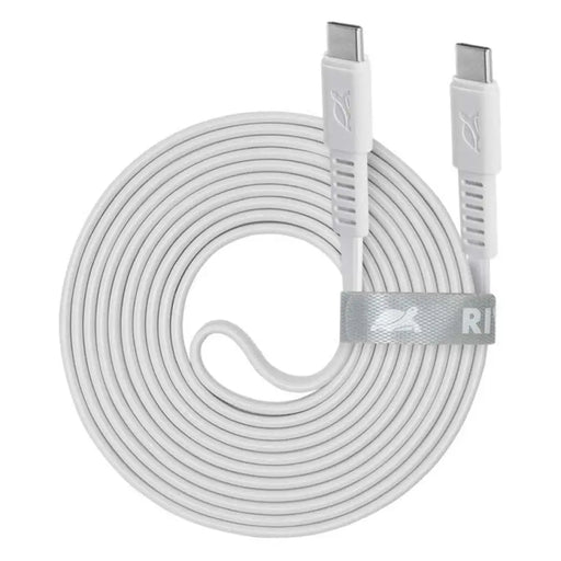 RIVA CASE TYPE-C TO TYPE-C 2.1 m WHITE