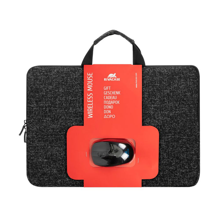 КАЛЪФ И БЕЗЖИЧНА МИШКА RIVA CASE 15.6" 7916 BLACK