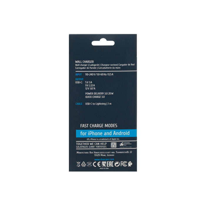 ЗАРЯДНО 220V 20W TYPE-C+LIGHT PS4101 WD5