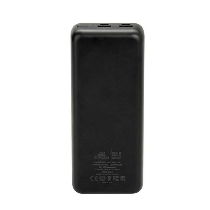 Преносима батерия Powerbank Rivacase VA1080 Черен 30000 mAh