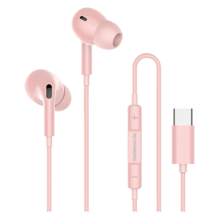 Стерео слушалки RIVERSONG MELODY T1+ TYPE-C PK
