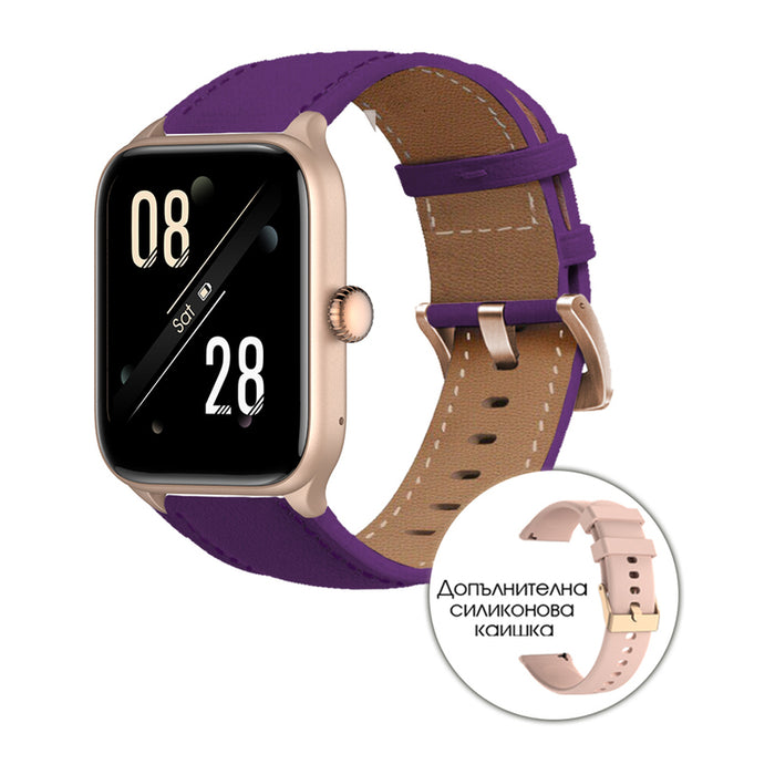 Смарт часовник RIVERSONG MOTIVE 6 PRO VIOLET ПУЛСОМЕР, SPO2