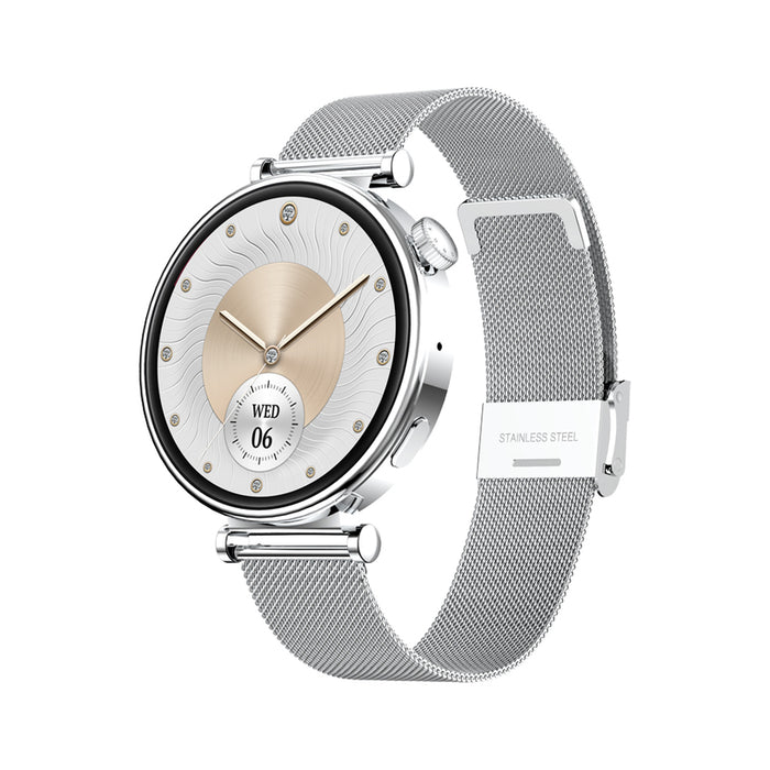 Смарт часовник RIVERSONG GLOW SILVER MILANESE ПУЛСОМЕР, SPO2