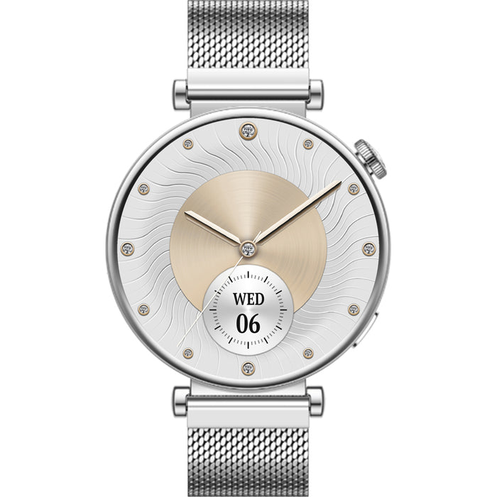 Смарт часовник RIVERSONG GLOW SILVER MILANESE ПУЛСОМЕР, SPO2