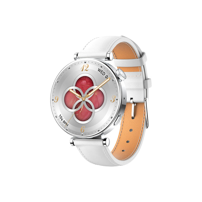 Смарт часовник RIVERSONG GLOW SILVER LEATHER ПУЛСОМЕР, SPO2