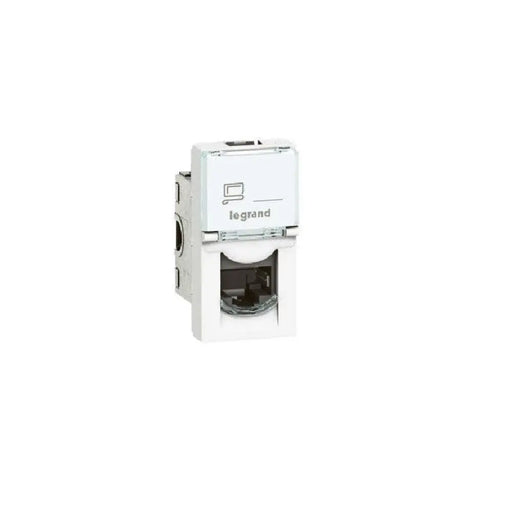 RJ-45 Cat 5e UTP 1 МОД. MOSAIC LEGRAND - БЯЛ