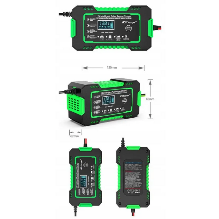 RJ Tianye RJ-C 120501A 12V 6A зарядно за батерии