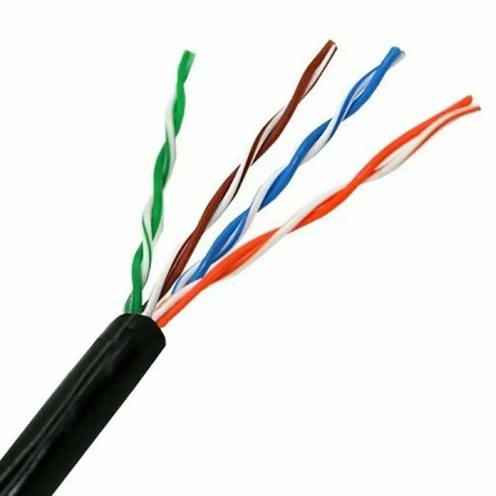 RJ45 CAT 5e UTP кабел Aisens A133-0213 Черен 305 m