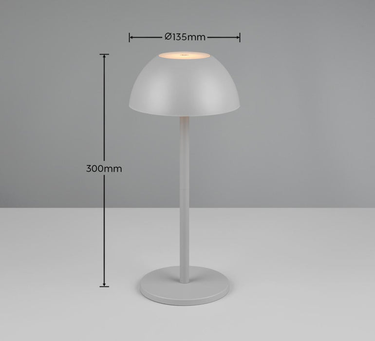 LED НАСТОЛНА ЛАМПА RICARDО 1.7W СИВО