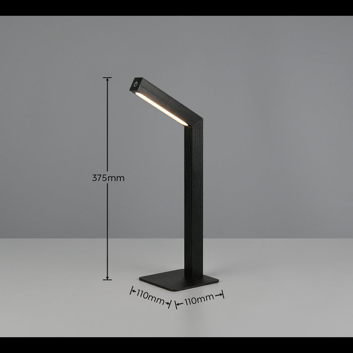 LED НАСТОЛНА ЛАМПА 2W 185LM ЧЕРНA RL SKIP