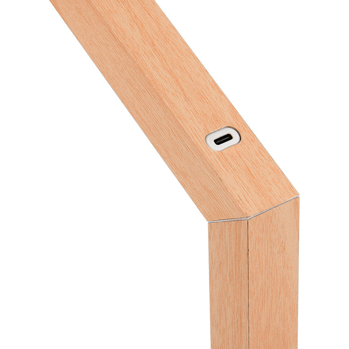 LED НАСТОЛНА ЛАМПА 2W 185LM ДЪРВО RL SKIP