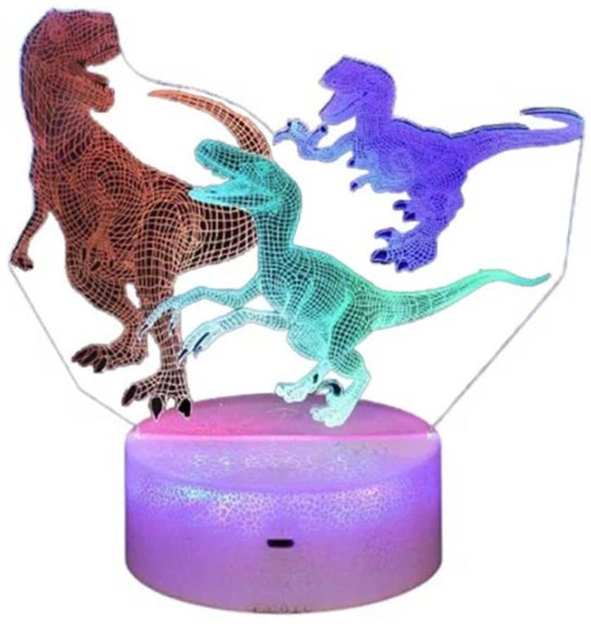 3D LED лампа Robetoy - Динозаври, 18 cm