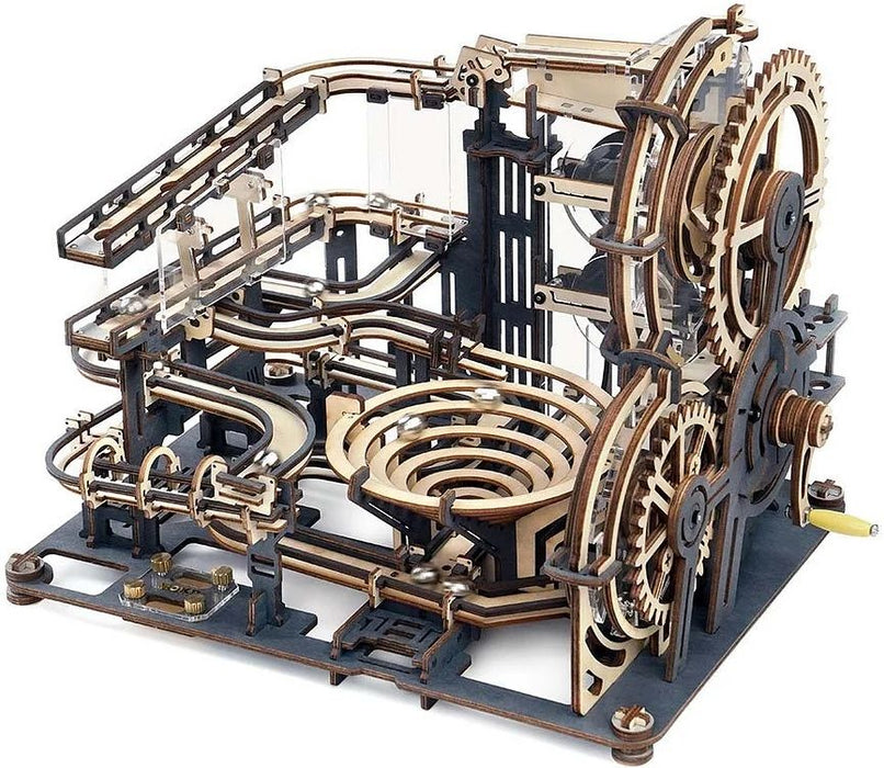 Дървен 3D пъзел Robo Time от 294 части - Marble Night City