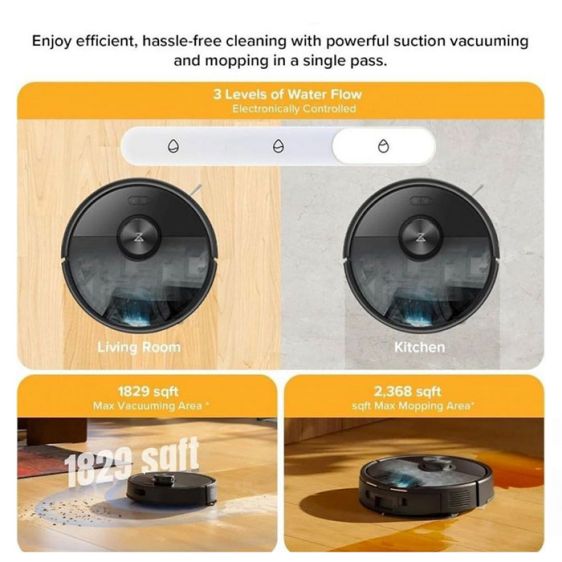 Прахосмукачка робот Roborock Q7 TF, черна