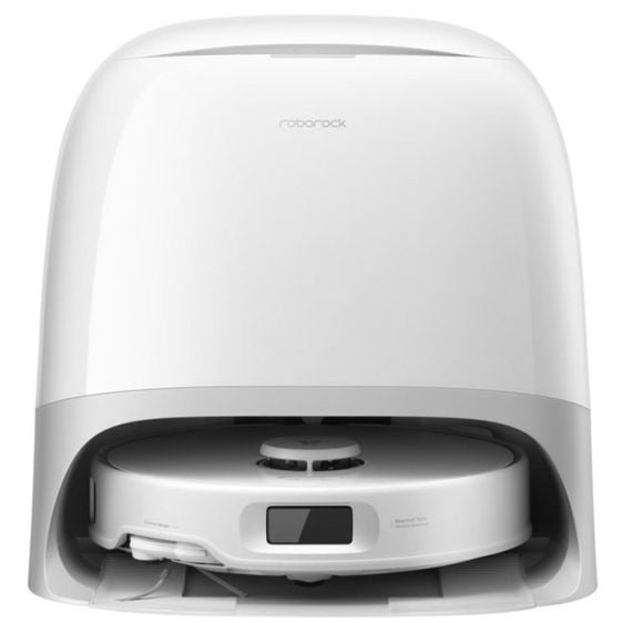 Прахосмукачка робот Roborock Qrevo Curv 5A1, Бяла