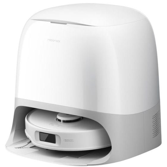 Прахосмукачка робот Roborock Qrevo Curv 5A1, Бяла