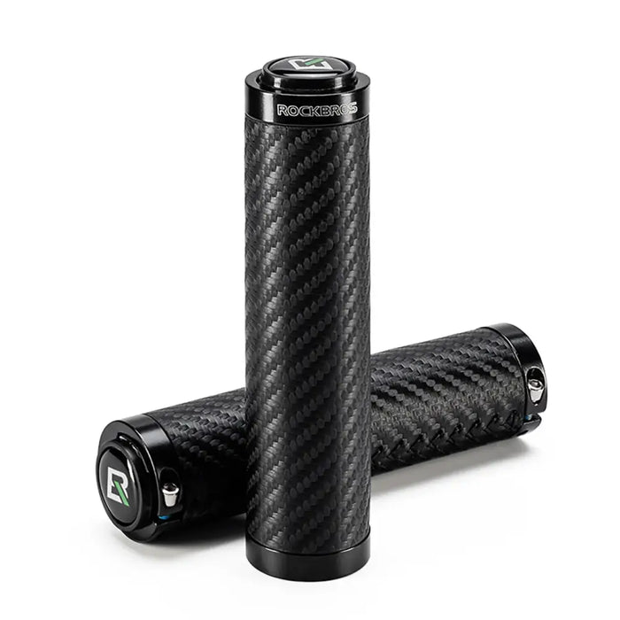 Rockbros Bike Grips Twisted Straight Anti-Slip Grips - черни
