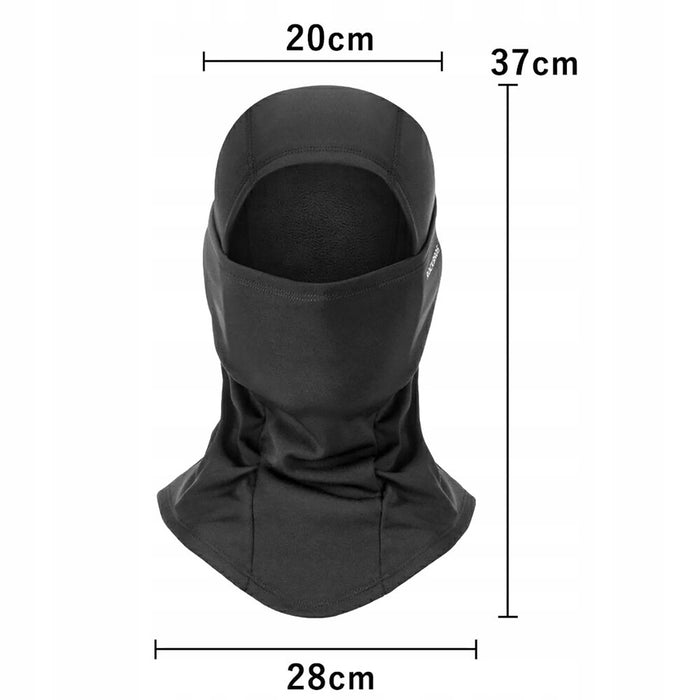 Спортна балаклава Rockbros LF7345BK изолирана - черна