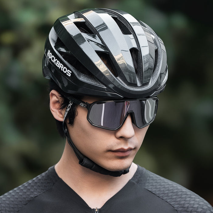 Каска за велосипед Rockbros LK-79 58-62 см - Черна