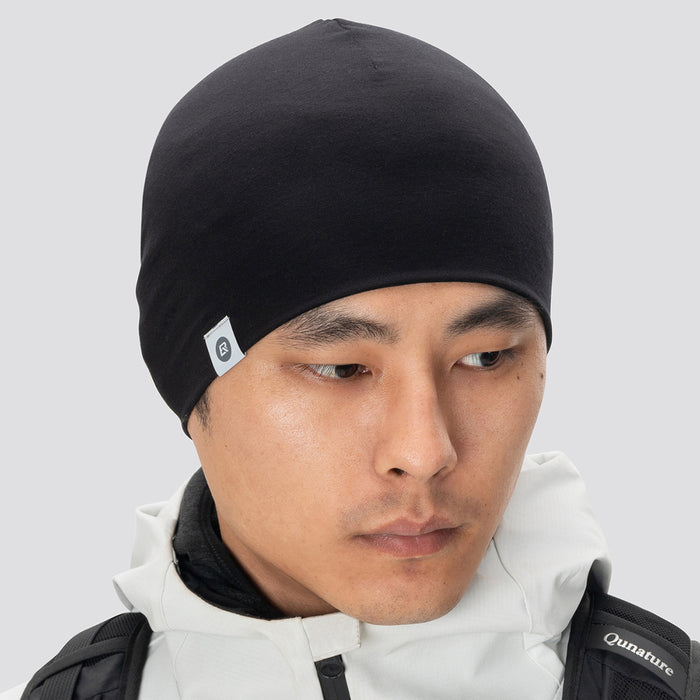 Шапка Rockbros YDM002 Tencel + Wool, един размер, черна