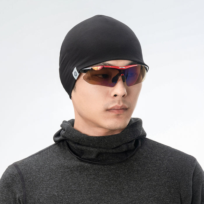 Шапка Rockbros YDM002 Tencel + Wool, един размер, черна