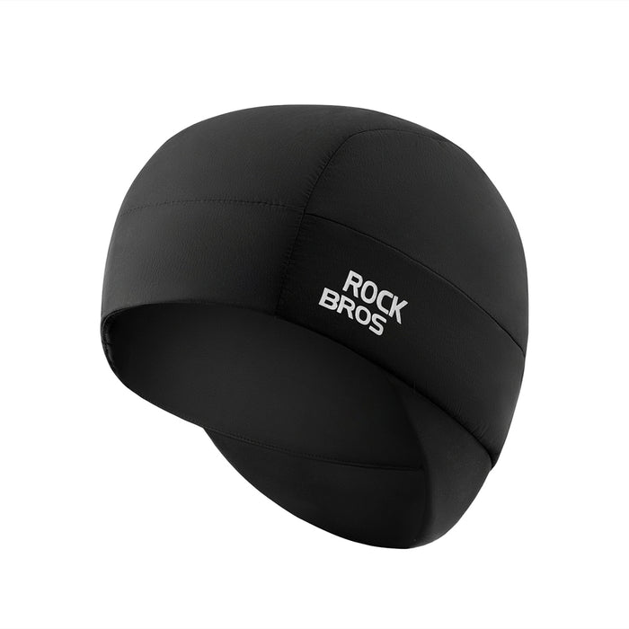 Зимна двустранна велосипедна шапка Rockbros M015, размер 54-61 см - черна