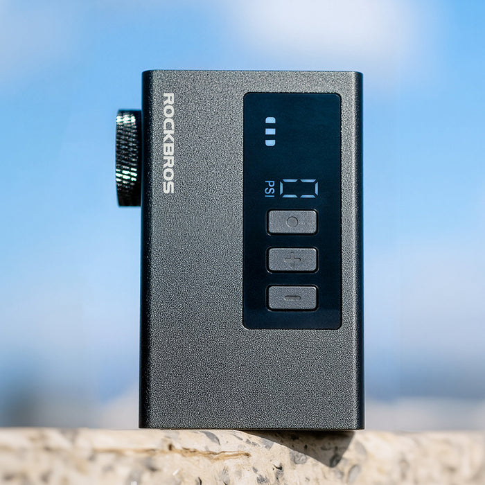 Rockbros AS240 PRO Безжична помпа 120 psi Компресор 420mAh - Черна