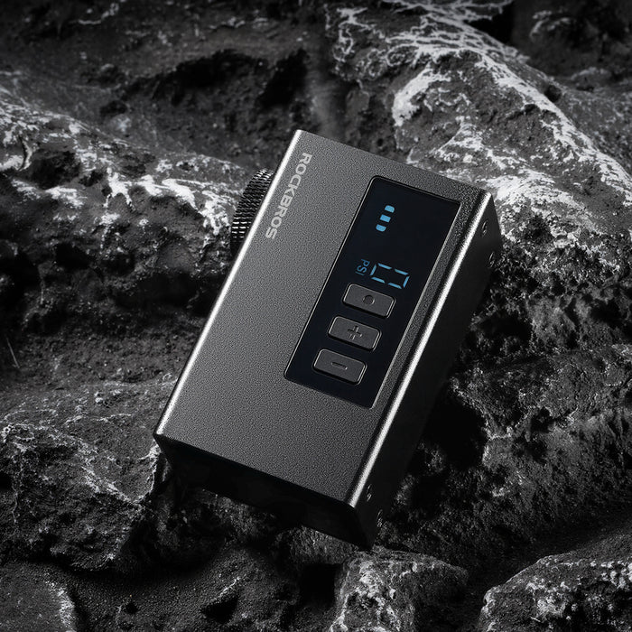 Rockbros AS240 PRO Безжична помпа 120 psi Компресор 420mAh - Черна