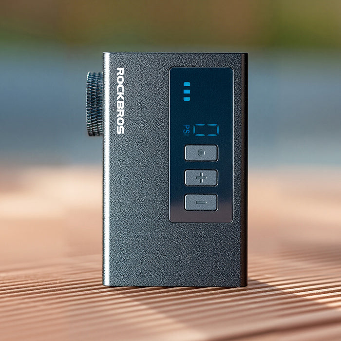 Rockbros AS240 PRO Безжична помпа 120 psi Компресор 420mAh - Черна