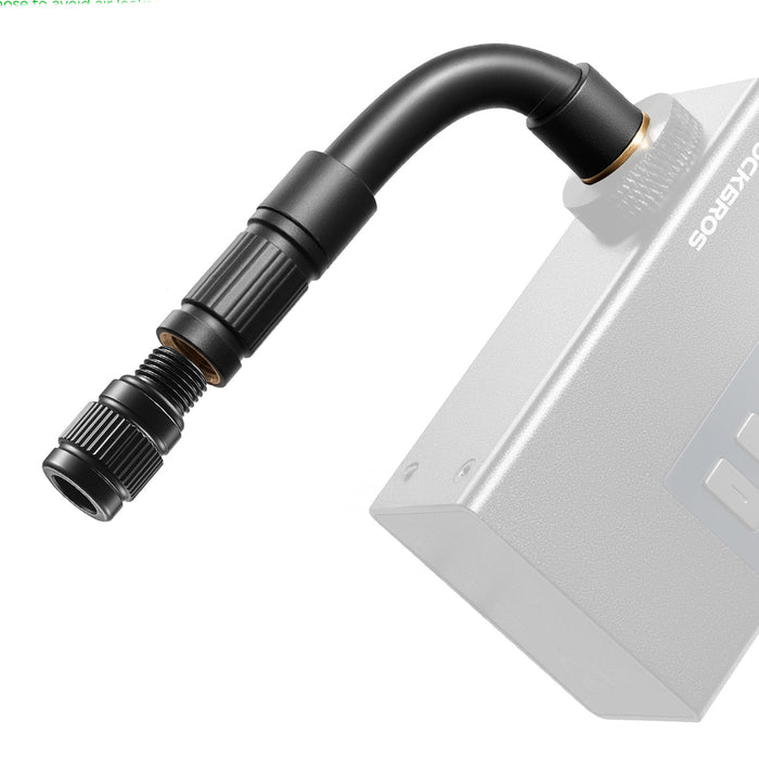 Rockbros AS240 PRO Безжична помпа 120 psi Компресор 420mAh - Черна