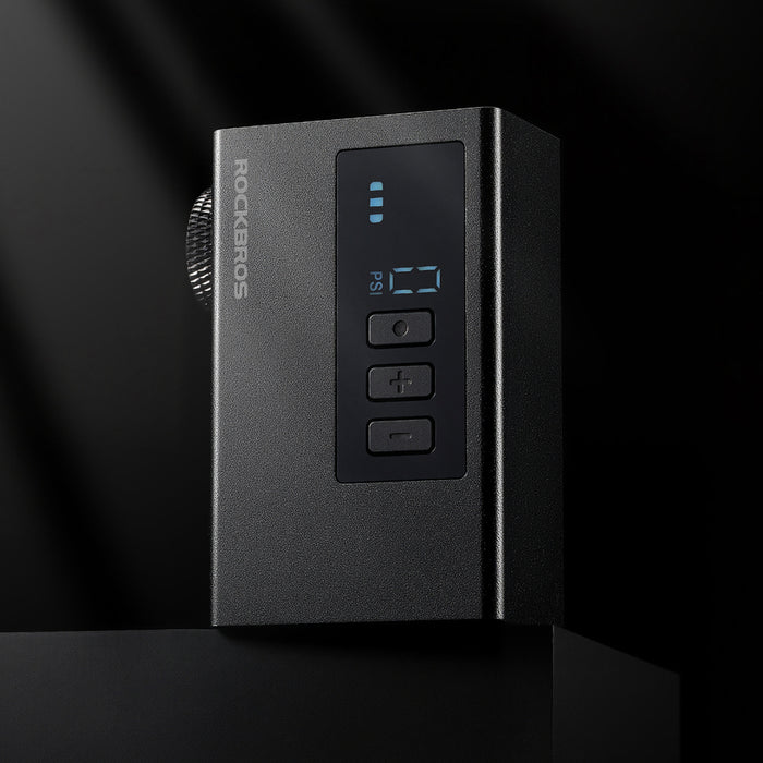 Rockbros AS240 PRO Безжична помпа 120 psi Компресор 420mAh - Черна