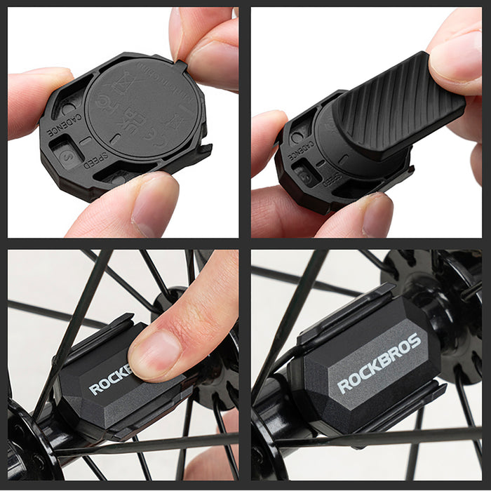 Rockbros C3 ANT+ / Bluetooth 2-в-1 сензор за скорост или каданс - черен