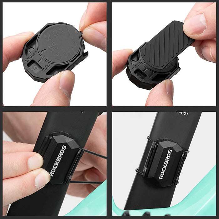 Rockbros C3 ANT+ / Bluetooth 2-в-1 сензор за скорост или каданс - черен