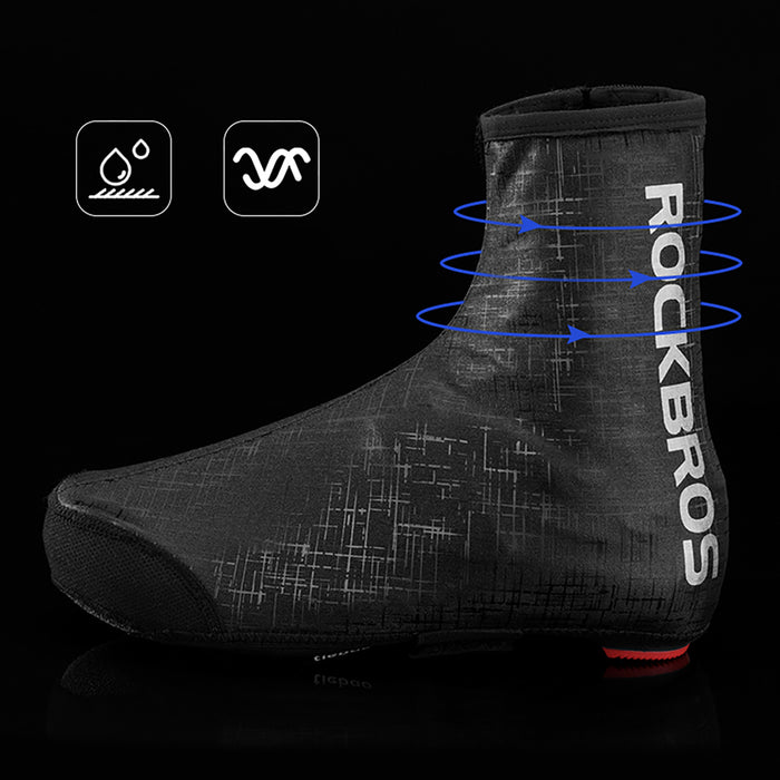 Rockbros LF1081 Ветроустойчиви водоустойчиви калъфи за обувки 42-46 см - Черни