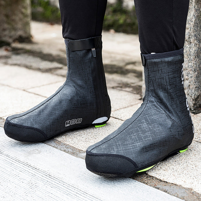 Rockbros LF1081 Ветроустойчиви водоустойчиви калъфи за обувки 42-46 см - Черни