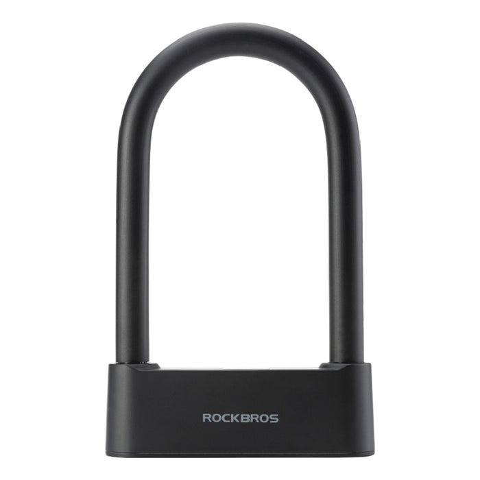 Rockbros 32210818001 SMART Велосипедна ключалка с четец на пръстови отпечатъци и Bluetooth свързаност - Черна