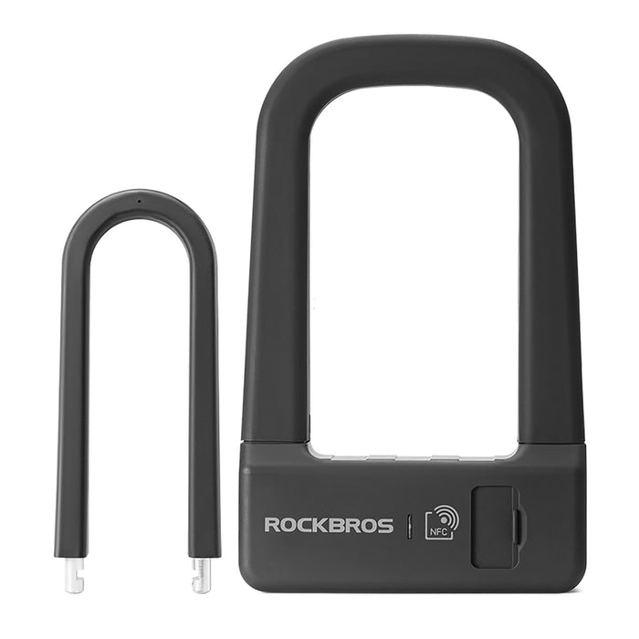 Rockbros RBNS1 SMART Велосипедна ключалка с NFC четец - Черна