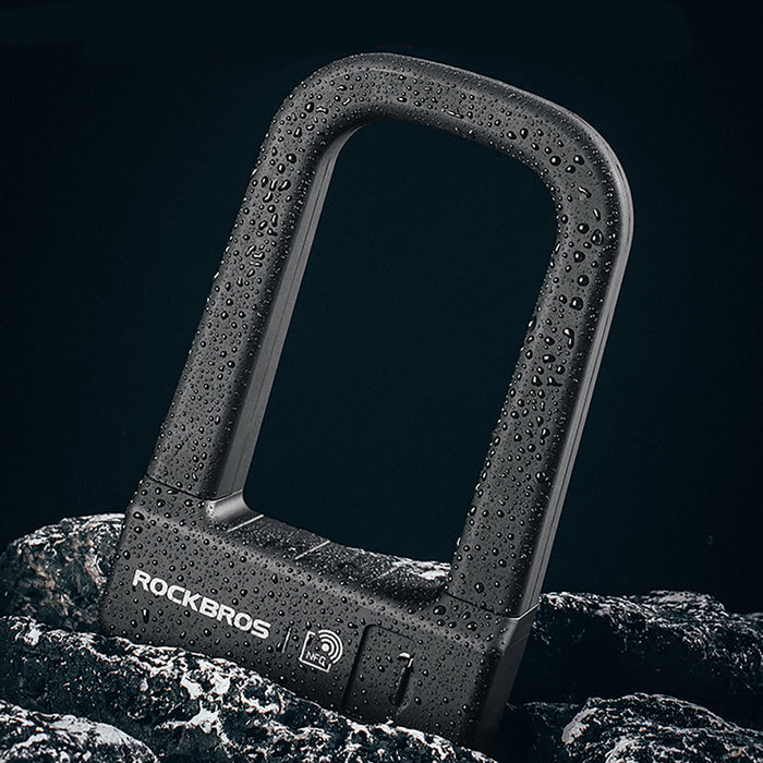 Rockbros RBNS1 SMART Велосипедна ключалка с NFC четец - Черна
