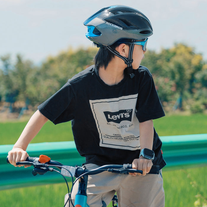 Лека велосипедна каска Rockbros TS-42 58-62 см - титаниева