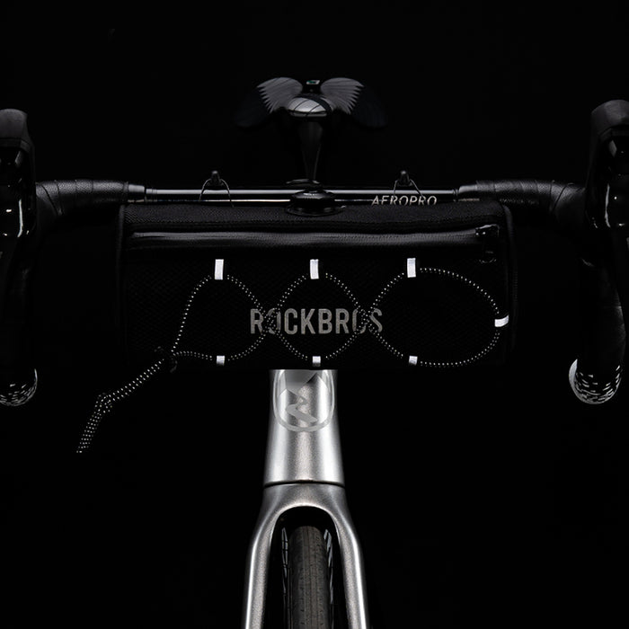 Чанта за кормило Rockbros TL002 ROAD TO SKY 1.5L, водоустойчива, черна