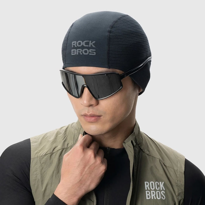 Rockbros LF25956 Безшевна плетена велосипедна шапка - Черна