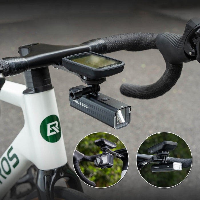 Rockbros FK-307W Карбонова стойка за велокомпютър - черна