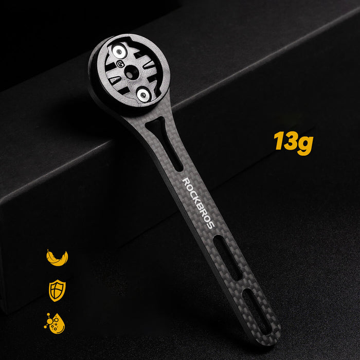 Rockbros FK-307W Карбонова стойка за велокомпютър - черна
