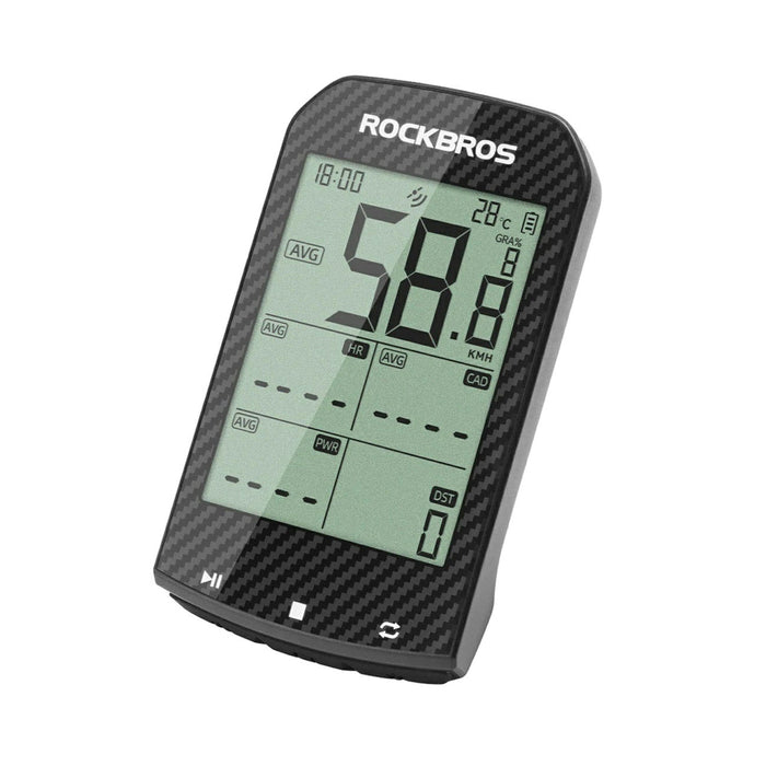 Rockbros M1Pro Bluetooth GPS велокомпютър IPX6 - черен