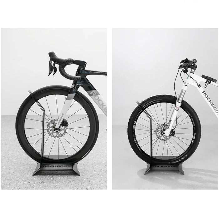 Стоманена стойка за велосипеди Rockbros HS-013L - черна