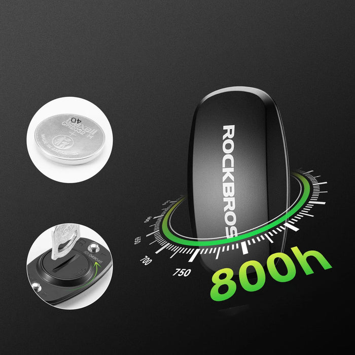 Rockbros HRM812 Bluetooth ANT+ пулсомер за колан HRM сензор IP67 - черен