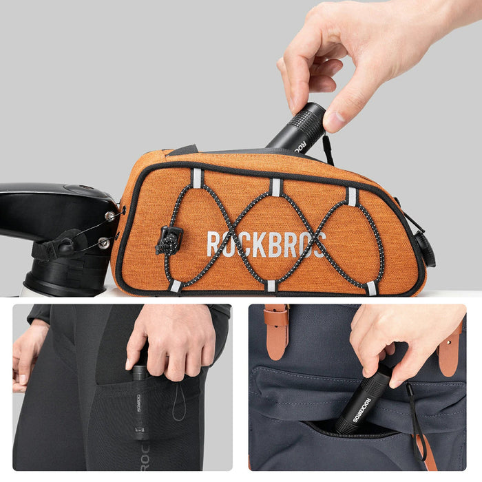 Rockbros TG-8601 Велосипеден мултифункционален инструмент S2 с тресчотка, цилиндричен корпус - черен
