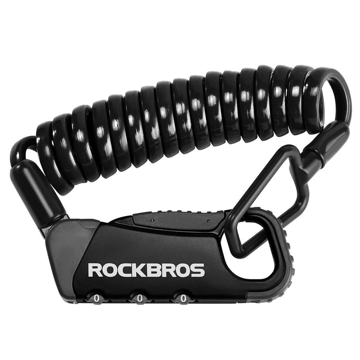 Rockbros RBK6N Комбинирана ключалка за велосипед - Черна