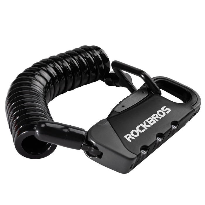 Rockbros RBK6N Комбинирана ключалка за велосипед - Черна