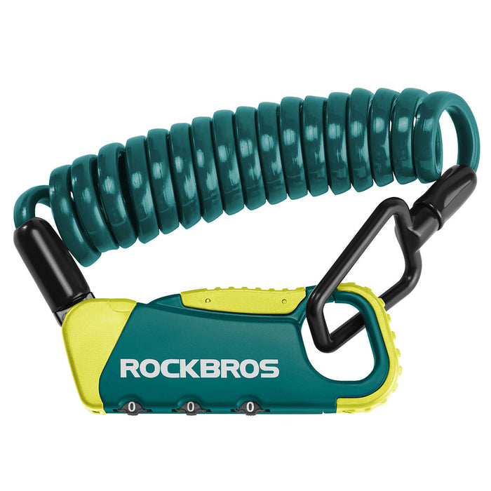 Rockbros RBK6N Комбинирана ключалка за велосипед - тюркоазена